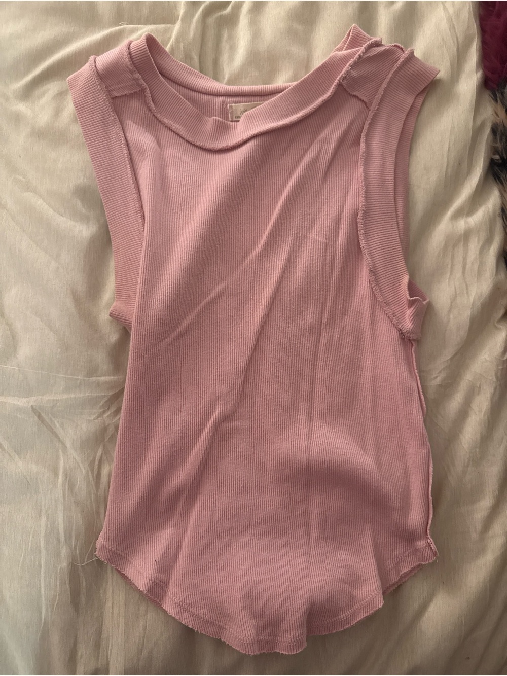 We the Free Sleeveless Ribbed Tank Top - Pink
